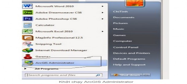 Đã hoàn thành cài đặt và hãy mở Arcgis để kiểm tra kết quả Như vậy trong 13