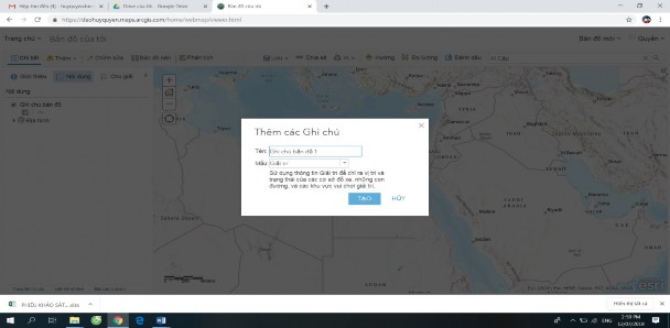 Chọn loại ghi chú bạn muốn và tiến hành ghi chú Sau khi ghi chú sẽ hiển thị 7