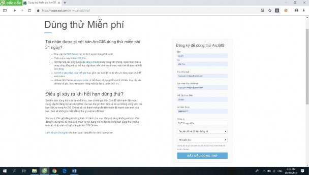 2 Hiện ra bảng thông báo vào email xác nhận Hình 2 1 Hướng dẫn đăng ký cài 2