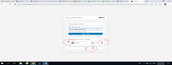 2 Tiếp đó xuất hiện bảng chọn tài khoản người dùng có thể chọn bất kỳ 3