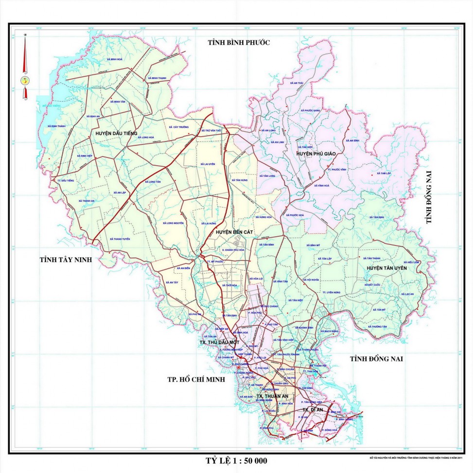 Nguồn Ủy Ban Nhân Dân tỉnh Bình Dương 46 2 1 2 Sự phân chia hành chính 1