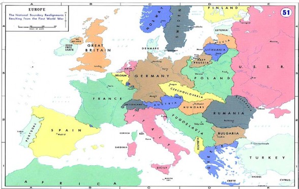 Hình 1 4 Châu Âu sau Chiến tranh thế giới thứ nhất Hình 1 5 Adolf Hitler cuối 4