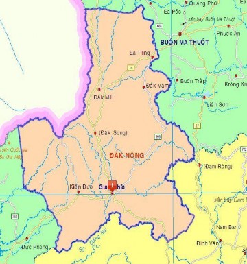 TỈNH ĐẮK NÔNG Nguồn Ủy ban nhân dân tỉnh Đắk Nông Hình 1 Vị trí của Đắk 1