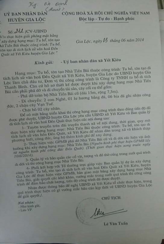 Phụ lục 2 NỘI DUNG CÂU ĐỐI HOÀNH PHI TẠI ĐỀN QUÁT Nguồn Ban quản lý di tích 3