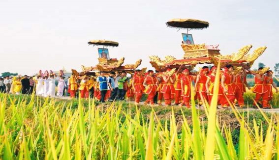 7 25 Lễ rước trong lễ hội Đền Quát xã Yết Kiêu huyện Gia Lộc năm 2011 Nguồn 5