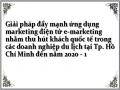 Giải pháp đẩy mạnh ứng dụng marketing điện tử e-marketing nhằm thu hút khách quốc tế trong các doanh nghiệp du lịch tại Tp. Hồ Chí Minh đến năm 2020