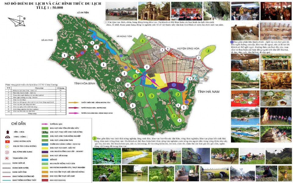 Hình 4 19 Sơ đồ điểm – tuyến du lịch Hình 4 20 Sơ đồ vị trí cơ sở hạ 2