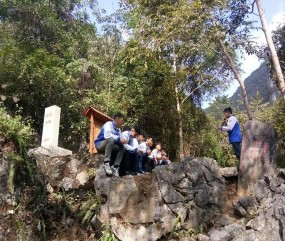 Một số hình ảnh thực nghiệm tại di tích QGĐB Pác Bó Nguồn Tác giả Một số 5