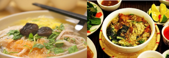 Bún thang Hà Nội Bánh đa cua Hải Phòng Cơm cháy Ninh Bình Miến lươn Nghệ An Bún 12