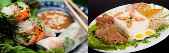 Gỏi cuốn Sài Gòn Cơm tấm Sài Gòn Nguồn Trần Đình Thẩm Tú Lối mở để ẩm 16