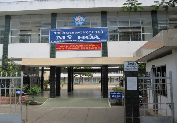 9 Trường THCS thành phố Bến Tre 0 Trường THCS Nhơn Thạnh – Trường đạt chuẩn 3