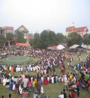 Hình 11 Lễ hội Đền Tam tổng nguồn tác giả chụp 02 4 2018 Hình 12 Hội vật 12