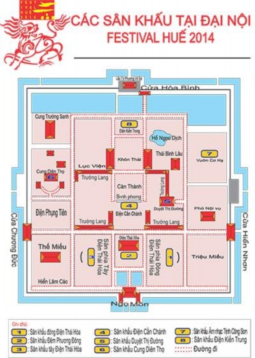 HÌNH ẢNH MINH HỌA LỄ HỘI NỔI BẬT TẠI FESTIVAL HUẾ 2014 Lễ khai mạc Lễ hội 7