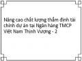 Nâng cao chất lượng thẩm định tài chính dự án tại Ngân hàng TMCP Việt Nam Thịnh Vượng - 2