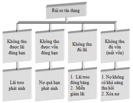 Hình 1 1 Một số hình thức rủi ro tín dụng Nguồn Kỷ yếu hội thảo khoa học 1