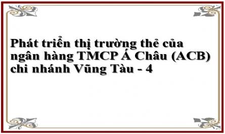 Hoạt Động Kinh Doanh Thẻ Của Các Ngân Hàng Thương Mại