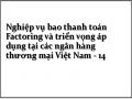 Nghiệp vụ bao thanh toán Factoring và triển vọng áp dụng tại các ngân hàng thương mại Việt Nam - 14