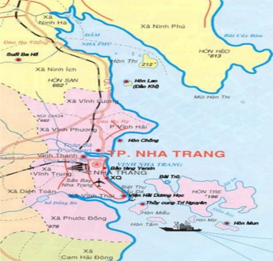 Thành phố Nha Trang có diện tích tự nhiên là 251 km² dân số 422 601 người 01 4 1