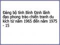 Đảng bộ tỉnh Bình Định lãnh đạo phong trào chiến tranh du kích từ năm 1965 đến năm 1975 - 15