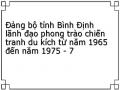 Đảng bộ tỉnh Bình Định lãnh đạo phong trào chiến tranh du kích từ năm 1965 đến năm 1975 - 7