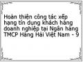 Hoàn thiện công tác xếp hạng tín dụng khách hàng doanh nghiệp tại Ngân hàng TMCP Hàng Hải Việt Nam - 9
