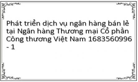Phát triển dịch vụ ngân hàng bán lẻ tại Ngân hàng Thương mại Cổ phần Công thương Việt Nam 1683560996 - 1