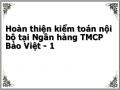 Hoàn thiện kiểm toán nội bộ tại Ngân hàng TMCP Bảo Việt