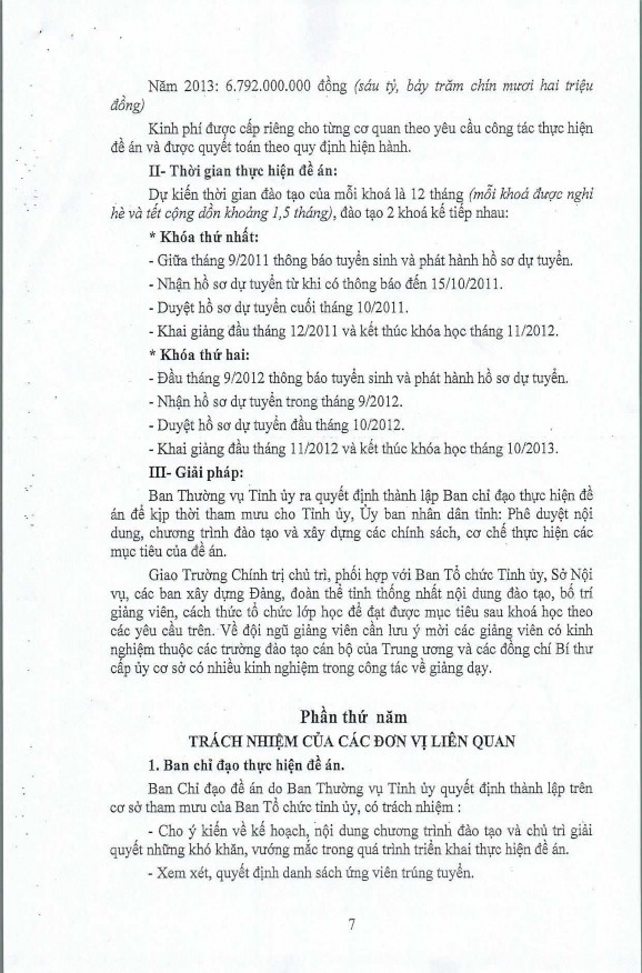 Đảng Bộ tỉnh Bình Dương lãnh đạo xây dựng đội ngũ cán bộ chủ chốt cấp cơ sở từ năm 1997 đến năm 2015 - 25 7
