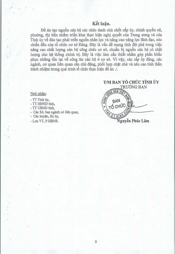 Nguồn 169 CÁC QUYẾT ĐỊNH CỦA SỞ NỘI VỤ TỈNH BÌNH DƯƠNG VỀ PHÂN CÔNG CÔNG 1