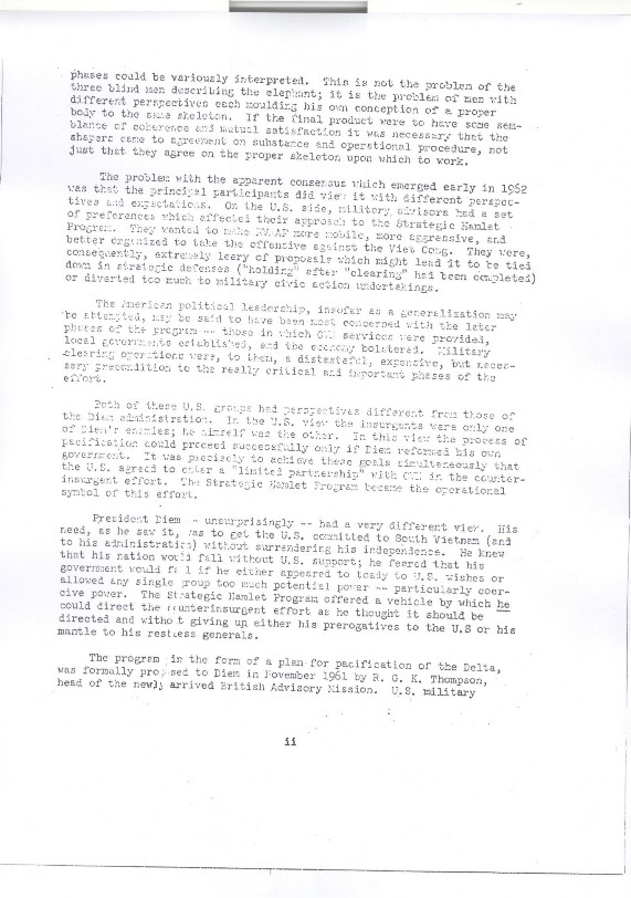 Nguồn Hồ sơ giải mật của Lầu Năm Góc về chiến tranh Việt Nam mục chương 3