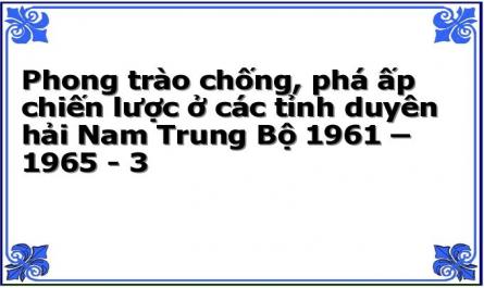 Nhóm Các Công Trình Nghiên Cứu Về Phong Trào Chống, Phá Ấp Chiến Lược Ở Miền Nam Trong Cuộc