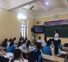 HS Trường Nguyễn Khuyến Nam Định trong giờ TNSP toàn phần 4 3 2 2 Tiến trình 2