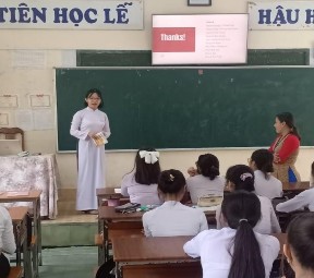 HS Trường THPT Hồ Thị Kỉ Cà Mau báo cáo dự án Hành trình qua miền văn hóa 4 3 5