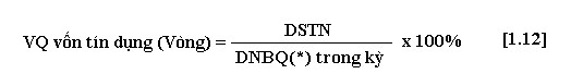 Chỉ tiêu này cho biết tốc độ luân chuyển vốn tín dụng và thời gian thu hồi 8