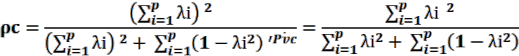 số biến quan sát λ i hệ số chuẩn hóa của biến quan sát thứ i 1 – λ i 2 1