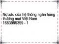 Nợ xấu của hệ thống ngân hàng thương mại Việt Nam 1683995359