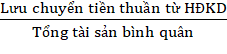 2 Tỷ số dòng tiền trên tổng tài sản tỷ số này cho biết bình quân mỗi 2