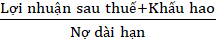 Khả năng trả nợ gốc Hệ số này đo lường khả năng trả gốc dài hạn của 7