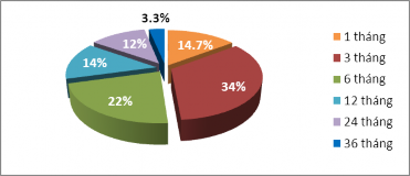 Biểu đồ 2 6 Kỳ hạn gửi tiết kiệm của khách hàng tại Sacombank Hà Tĩnh 6
