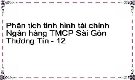 Phân tích tình hình tài chính Ngân hàng TMCP Sài Gòn Thương Tín - 12