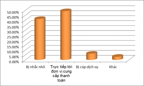 Biểu đồ 2 8 Rắc rối trong quá trình cung cấp dịch vụ Nguồn số liệu điều 7