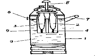 Bình chữa cháy bọt hoá học Hình 1 4 1 Thân bình 2 Bình chứa H 2 SO 4 3 Bình chứa 2
