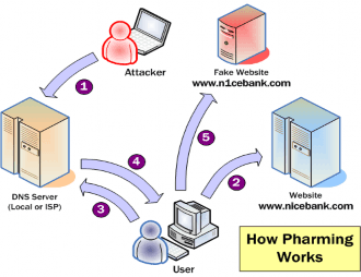 Hình 3 11 Tấn công Pharming Nguồn http Internet pharming yolasite com pharming php Các 6
