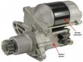 The Starter Motor Draws A Great Deal Of Current From The………….. A Large Starter Motor Might Require 250 Or More Amperes Of Current. This Current Flows