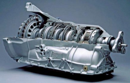 Figure 8 1 A six speed automatic transmission The torque converter replaces the standard 1
