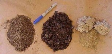 Figure 2 5 Sandy loamy and clayed soil Photo http assoc garden org courseweb perennials Class4 c4p2 1