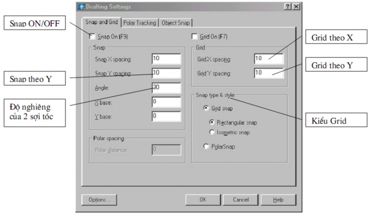 Nhập lệnh Phím tắt MVsetup Menu bar Sau khi nhập lệnh xuất hiện các dòng nhắc 7
