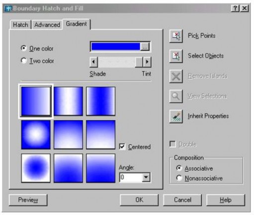 One Color Xác định vùng tô sử dụng sự biến đổi trong giữa bóng đổ và màu 7
