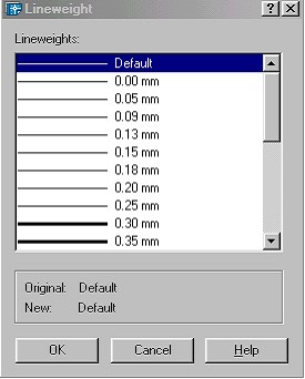Gán chiều rộng nét vẽ Gán chiều rộng nét cho từng lớp theo trình tự sau Trong 5