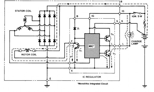 Hình 1 24 Sơ đồ mạch điện máy phát bắt đầu làm việc Khi máy phát bắt 21